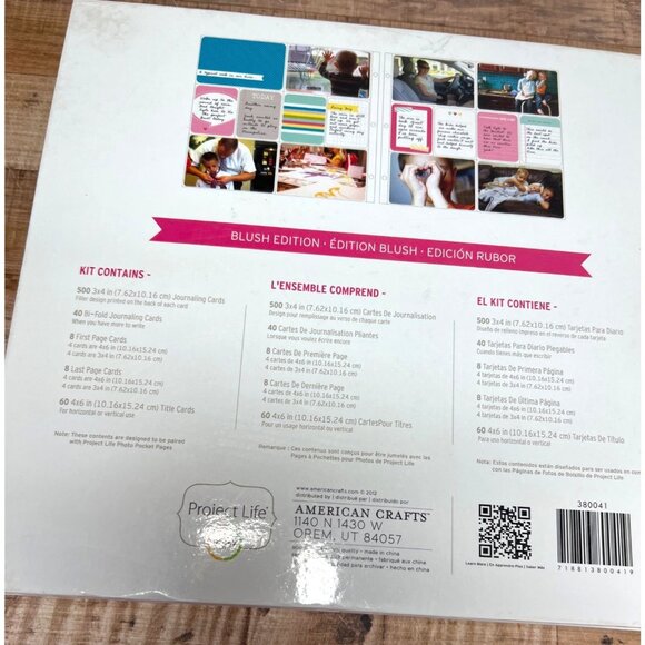Project Life Becky Higgins Blush Edition Core Scrapbook Kit 616 Cards 12x12 - Picture 6 of 10